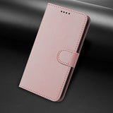 Sony Xperia 1 VIII EIDERWOOD Artificial Leather Flip Case with Stand Function and Card Holder - Pink