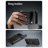 Google Pixel 11 / 11 Pro EIDERWOOD Hybrid Tough Case with Kickstand & Cam Slider - MagSafe Compatible - Silver