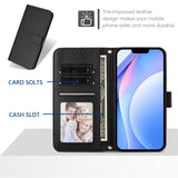 Honor 600 / 600 Pro EIDERWOOD Faux Leather Flip Case with Strap - Black