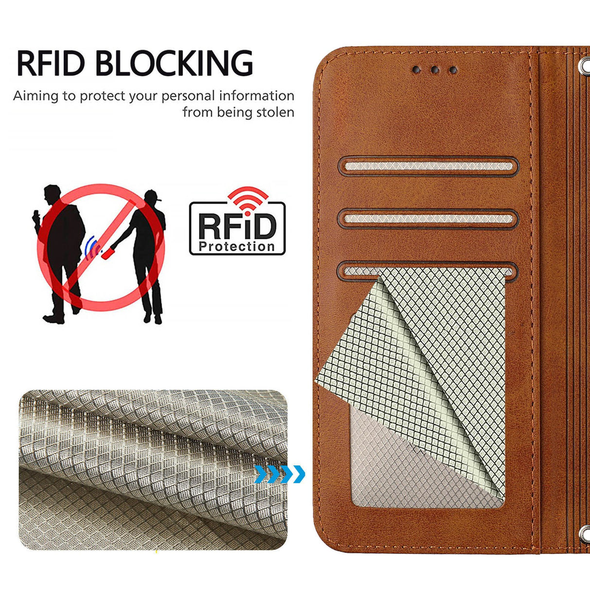 Honor 600 / 600 Pro EIDERWOOD Faux Leather Flip Case with Strap - Brown