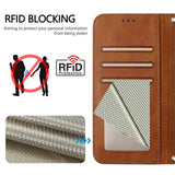 Honor 600 / 600 Pro EIDERWOOD Faux Leather Flip Case with Strap - Brown