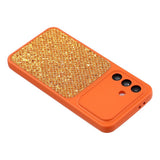 Samsung Galaxy A17 (5G) EIDERWOOD Flexible Plastic Case with Glitter - Orange