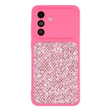 Samsung Galaxy A17 (5G) EIDERWOOD Flexible Plastic Case with Glitter - Pink