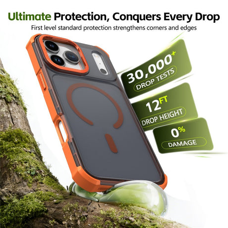 iPhone 17 Pro EIDERWOOD Matte Hybrid Plastic Case - MagSafe Compatible - Orange