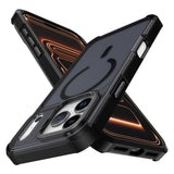 iPhone 17 Pro EIDERWOOD Matte Hybrid Plastic Case - MagSafe Compatible - Black