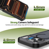 iPhone 17 Pro EIDERWOOD Matte Hybrid Plastic Case - MagSafe Compatible - Black