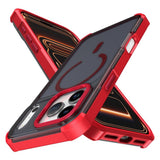 iPhone 17 Pro EIDERWOOD Matte Hybrid Plastic Case - MagSafe Compatible - Red