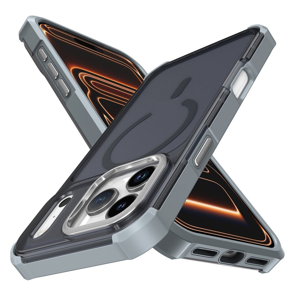 iPhone 17 Pro EIDERWOOD Matte Hybrid Plastic Case - MagSafe Compatible - Grey