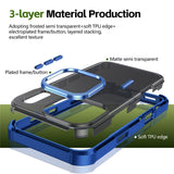 iPhone 17 Pro EIDERWOOD Matte Hybrid Plastic Case - MagSafe Compatible - Blue