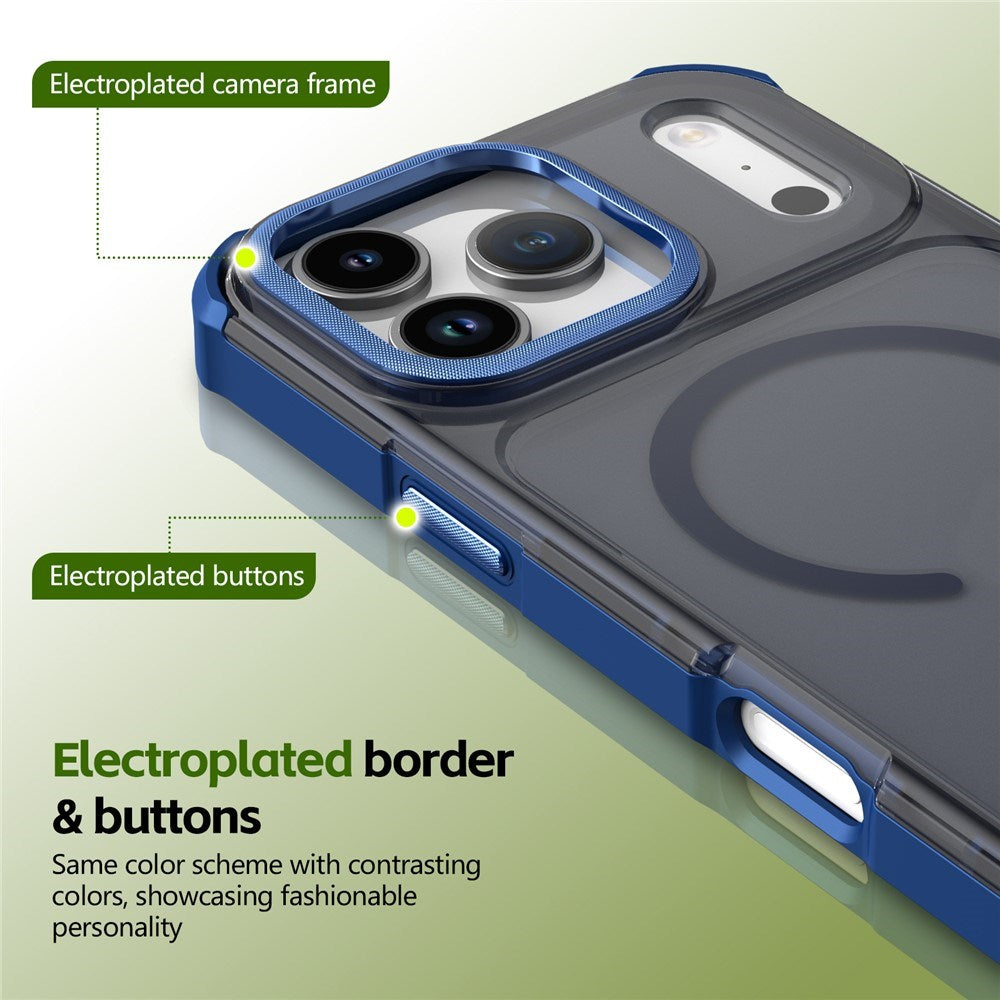 iPhone 17 Pro EIDERWOOD Matte Hybrid Plastic Case - MagSafe Compatible - Blue
