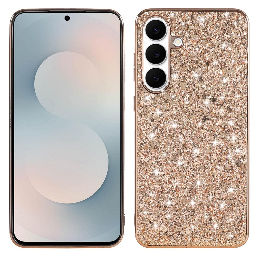 Samsung Galaxy A57 EIDERWOOD Plastic Glitter Case - Rose Gold