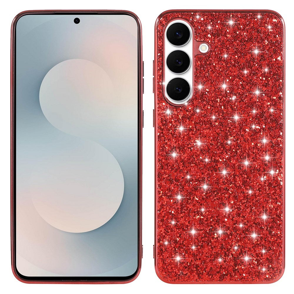Samsung Galaxy A57 EIDERWOOD Plastic Glitter Case - Red
