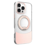 iPhone 16 EIDERWOOD Hybrid Case with Stand Function - MagSafe Compatible - Transparent / Pink