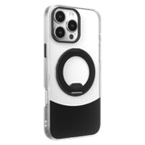 iPhone 13 Pro EIDERWOOD Hybrid Case with Stand Function - MagSafe Compatible - Transparent / Black
