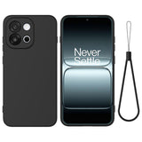 OnePlus Nord 6 EIDERWOOD Lined Silicone Case with Strap - Black