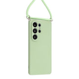 Samsung Galaxy S26 Ultra EIDERWOOD Lined Flexible Plastic Case w. Strap - Light Green