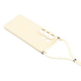 Samsung Galaxy S26 Ultra EIDERWOOD Lined Flexible Plastic Case w. Strap - Beige