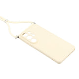 Samsung Galaxy S26 Ultra EIDERWOOD Lined Flexible Plastic Case w. Strap - Beige