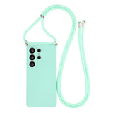 Samsung Galaxy S26 Ultra EIDERWOOD Lined Flexible Plastic Case w. Strap - Light Blue
