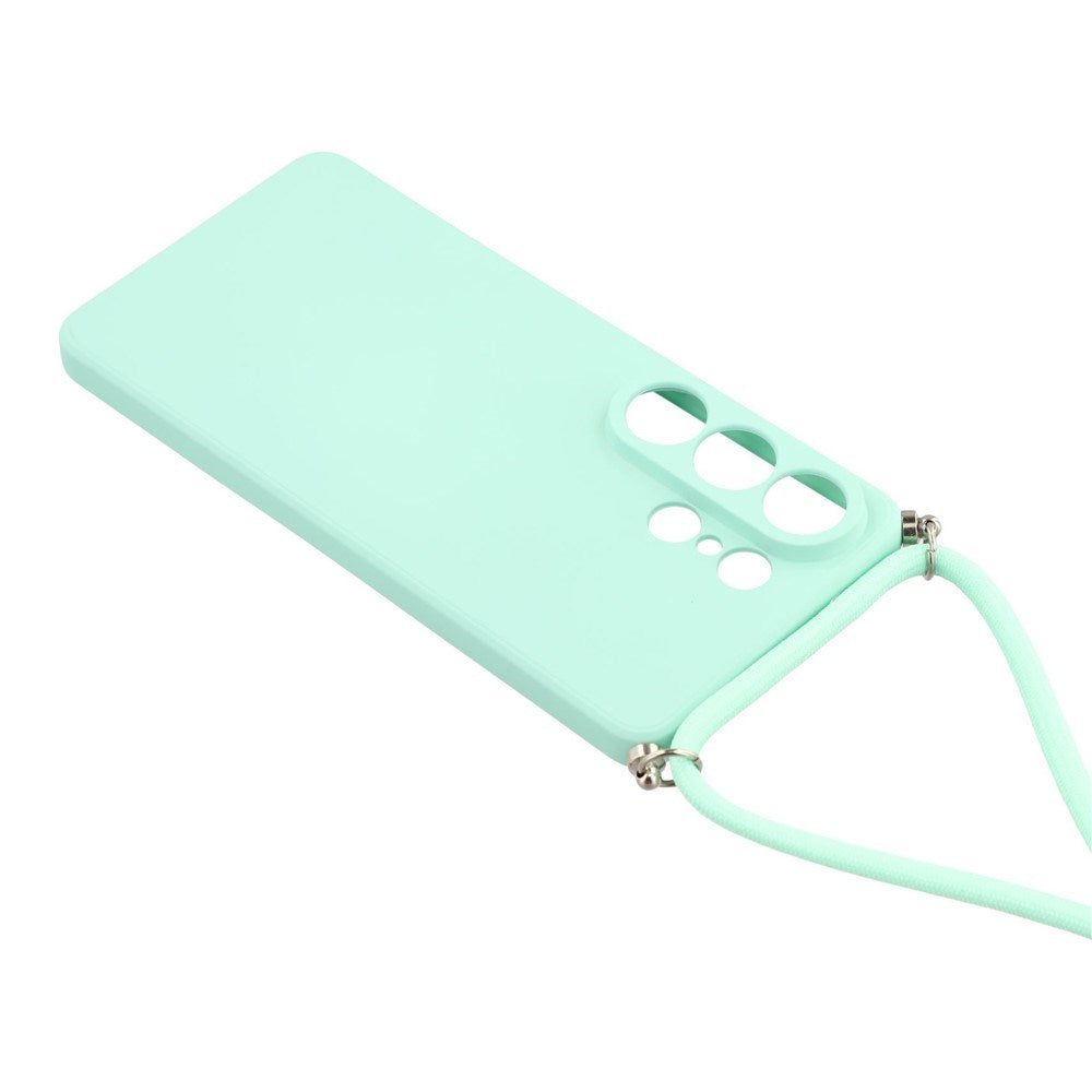 Samsung Galaxy S26 Ultra EIDERWOOD Lined Flexible Plastic Case w. Strap - Light Blue