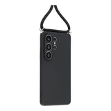 Samsung Galaxy S26 Ultra EIDERWOOD Lined Flexible Plastic Case w. Strap - Black