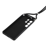 Samsung Galaxy S26 Ultra EIDERWOOD Lined Flexible Plastic Case w. Strap - Black