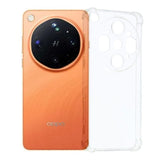 OPPO Find X9 Ultra EIDERWOOD Flexible Plastic Case with Shock-Absorbing Corners - Transparent