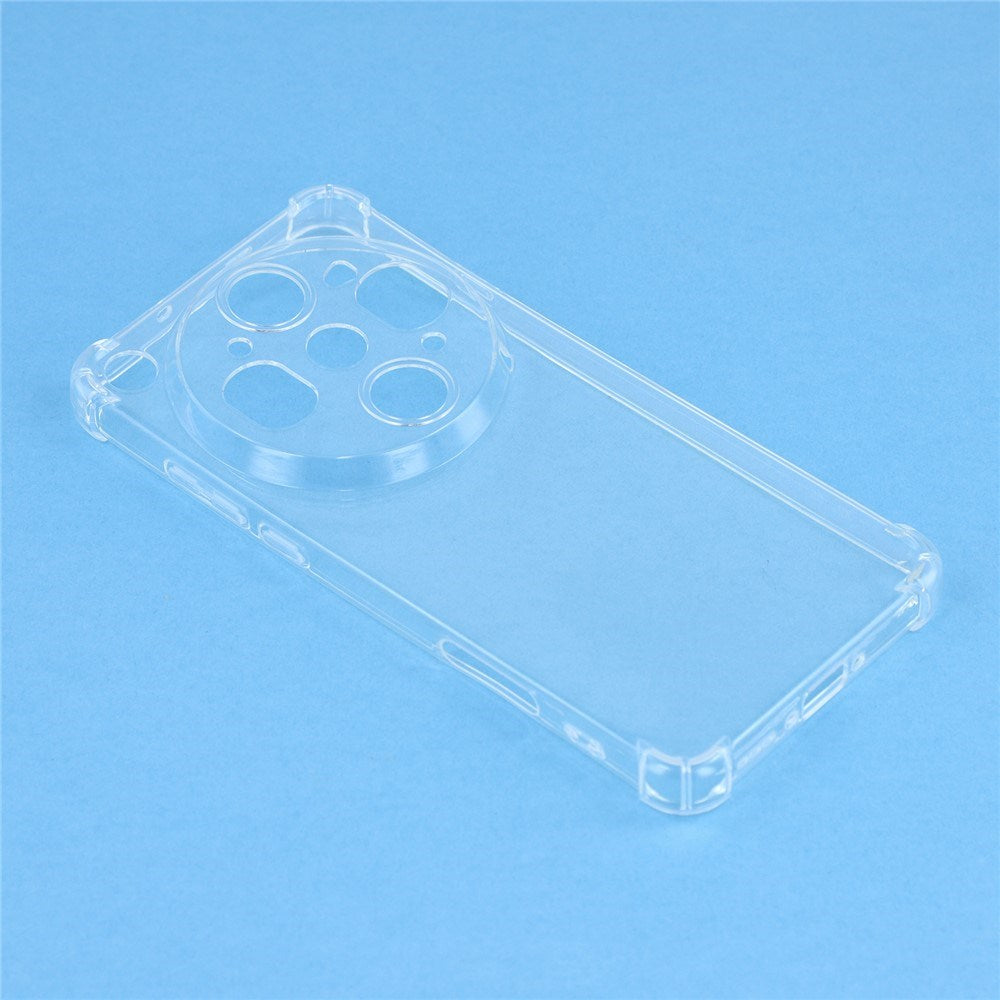 OPPO Find X9 Ultra EIDERWOOD Flexible Plastic Case with Shock-Absorbing Corners - Transparent