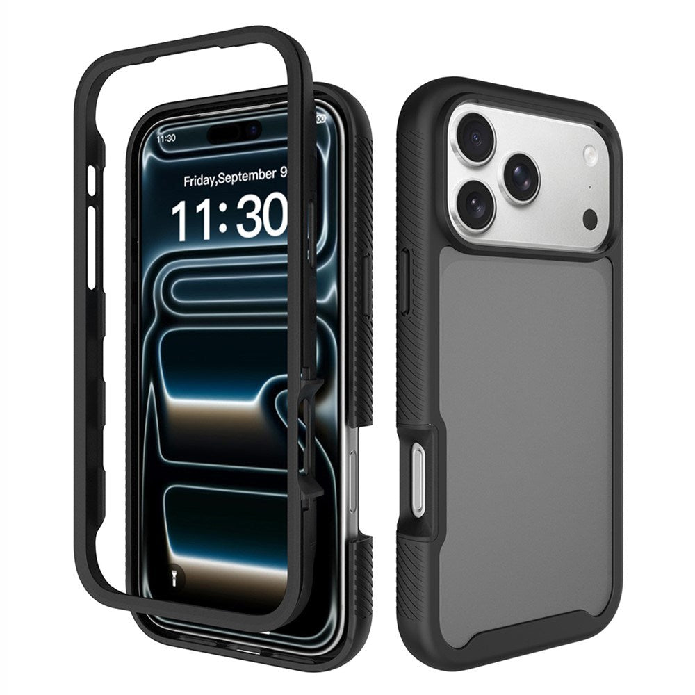 iPhone 18 Pro Max / 17 Pro Max EIDERWOOD Two-Piece Matte Hybrid Plastic Case - Black