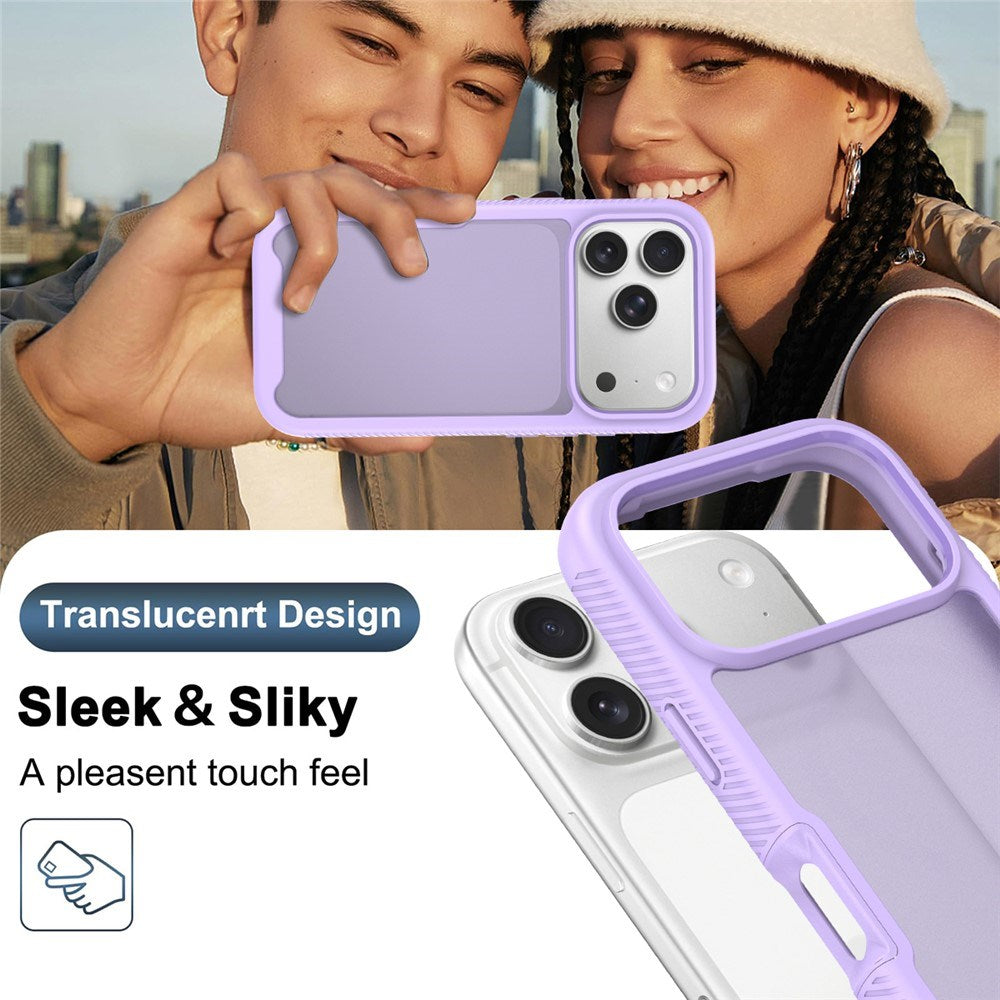 iPhone 18 Pro / 17 Pro EIDERWOOD Two-Piece Matte Hybrid Plastic Case - Purple