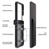 Samsung Galaxy Z Flip8 DUX DUCIS Hybrid Case with Matte Back - MagSafe Compatible - Black