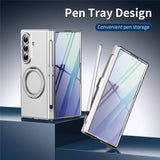 Samsung Galaxy Z Fold8 Ultra EIDERWOOD Case with Screen Protection & Stand Function - Silver