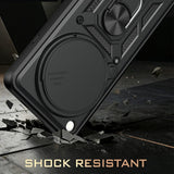 OPPO Find X9 Ultra EIDERWOOD Tough Case with 360° Rotatable Camslider & Kickstand - Black