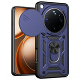 OPPO Find X9 Ultra EIDERWOOD Tough Case with 360° Rotatable Camslider & Kickstand - Black / Blue