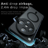 OPPO Find X9 Ultra EIDERWOOD Hybrid Case with Shock Absorption - MagSafe Compatible - Matte Transparent / Black