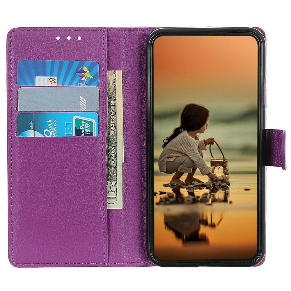 OPPO Find X9 Ultra EIDERWOOD Faux Leather Flip Case with Card Holder & Stand Function - Purple