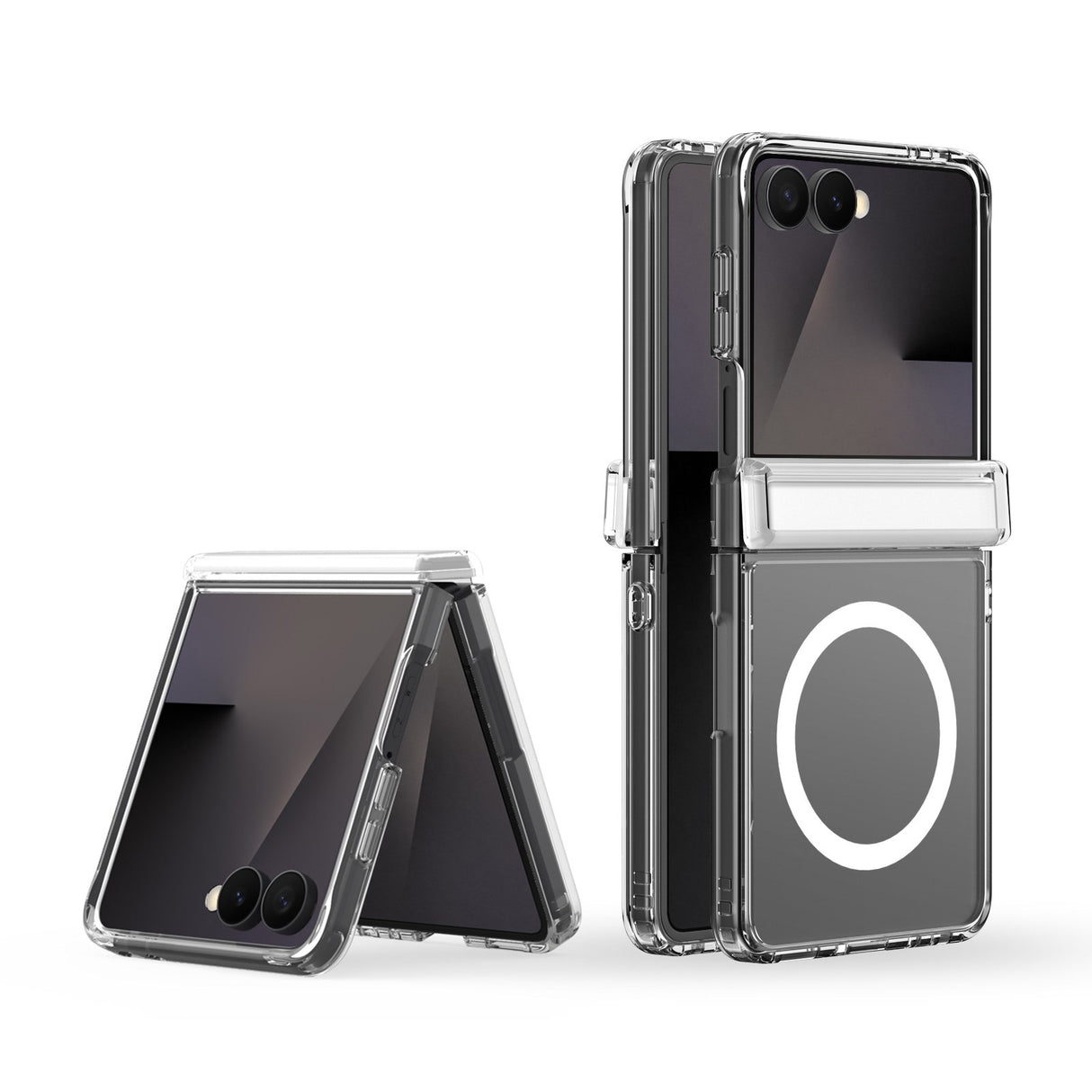 Samsung Galaxy Z Flip8 DUX DUCIS Hybrid Case - MagSafe Compatible - Transparent