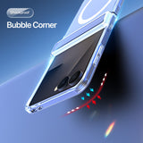Samsung Galaxy Z Flip8 DUX DUCIS Hybrid Case - MagSafe Compatible - Transparent
