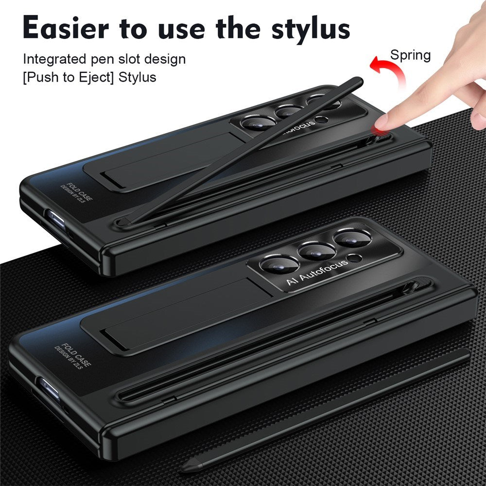 Samsung Galaxy Z Fold8 Ultra EIDERWOOD Case with Stylus Pen & Kickstand - Black