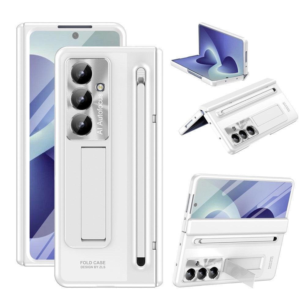 Samsung Galaxy Z Fold8 Ultra EIDERWOOD Case with Stylus Pen & Kickstand - White
