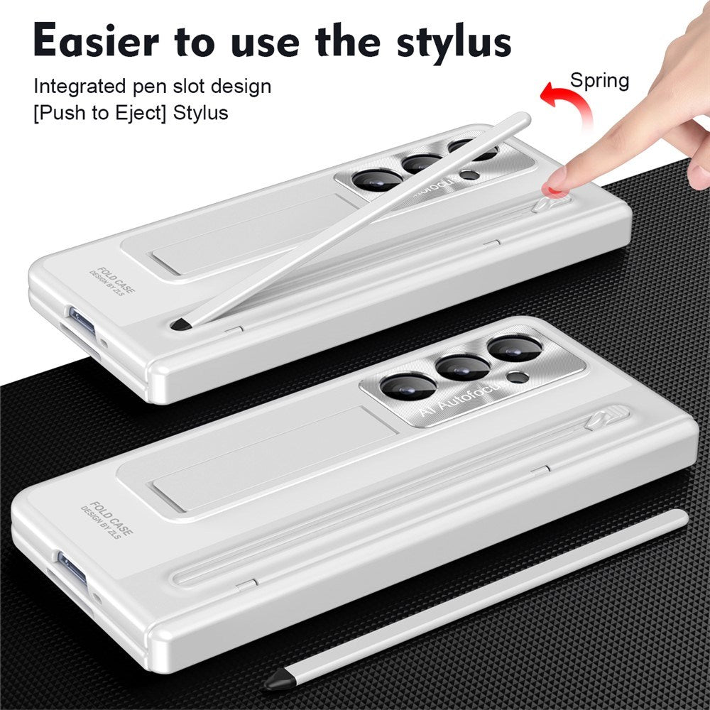 Samsung Galaxy Z Fold8 Ultra EIDERWOOD Case with Stylus Pen & Kickstand - White