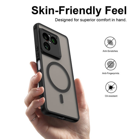 Sony Xperia 1 VIII EIDERWOOD Matte Hybrid Case - MagSafe Compatible - Transparent / Black