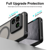 Sony Xperia 1 VIII EIDERWOOD Matte Hybrid Case - MagSafe Compatible - Transparent / Black
