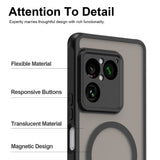 Sony Xperia 1 VIII EIDERWOOD Matte Hybrid Case - MagSafe Compatible - Transparent / Black