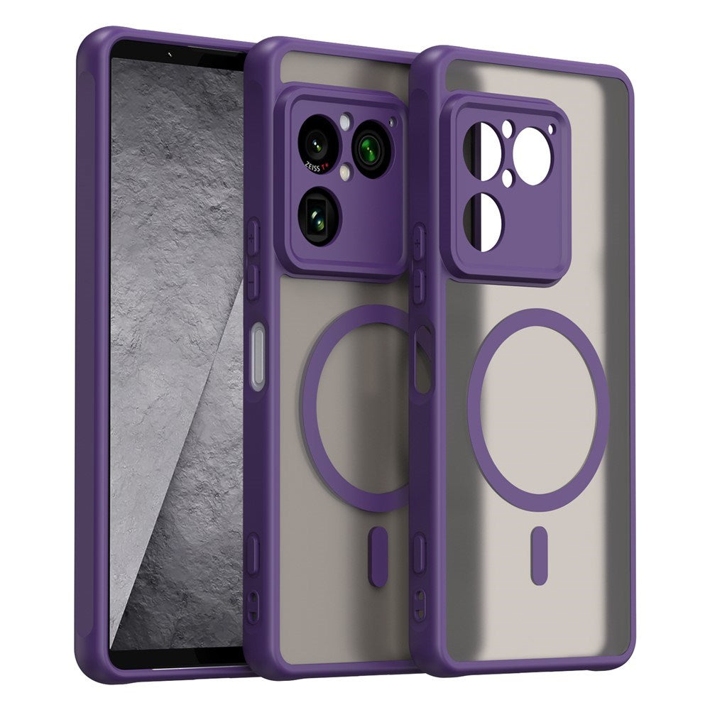 Sony Xperia 1 VIII EIDERWOOD Matte Hybrid Case - MagSafe Compatible - Transparent