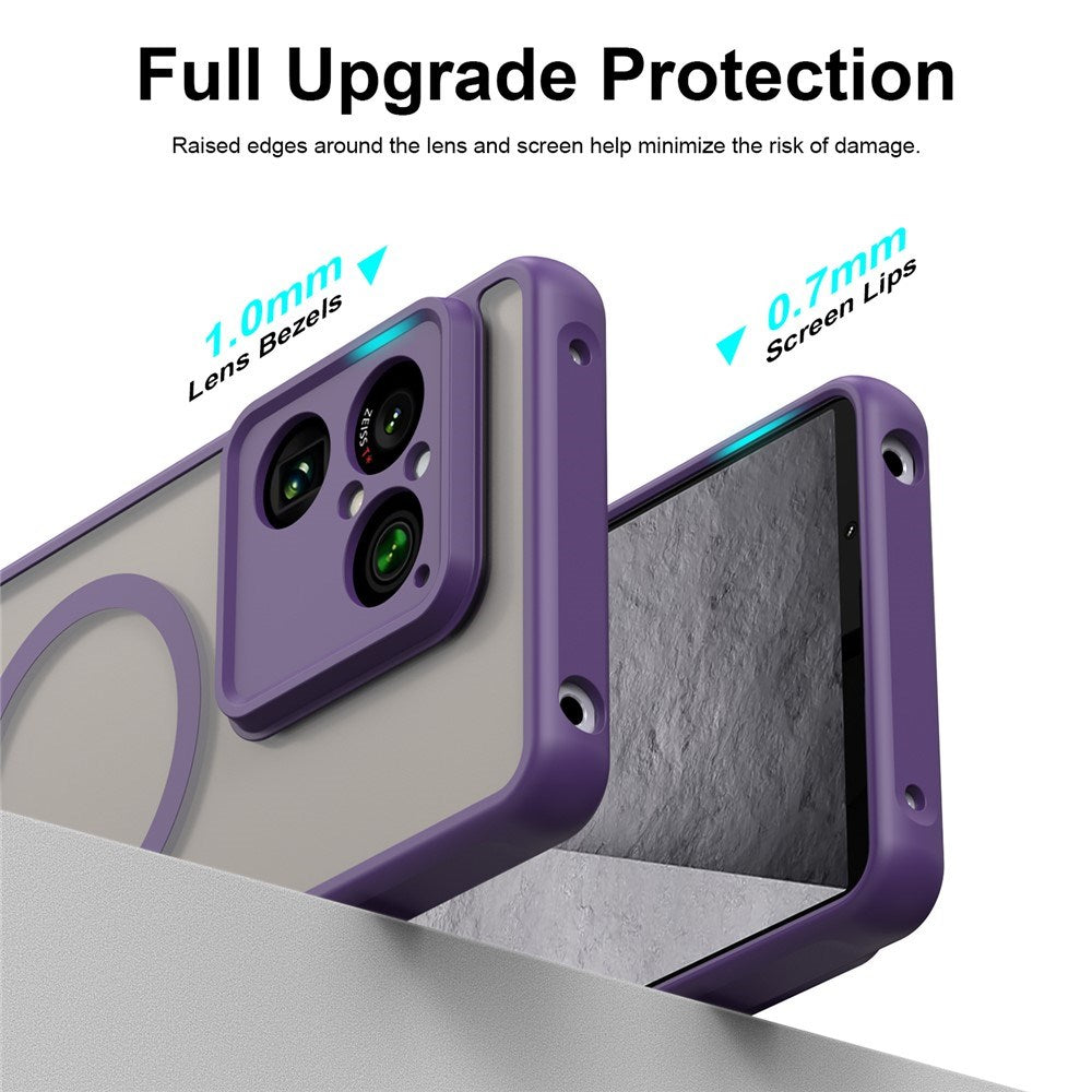 Sony Xperia 1 VIII EIDERWOOD Matte Hybrid Case - MagSafe Compatible - Transparent