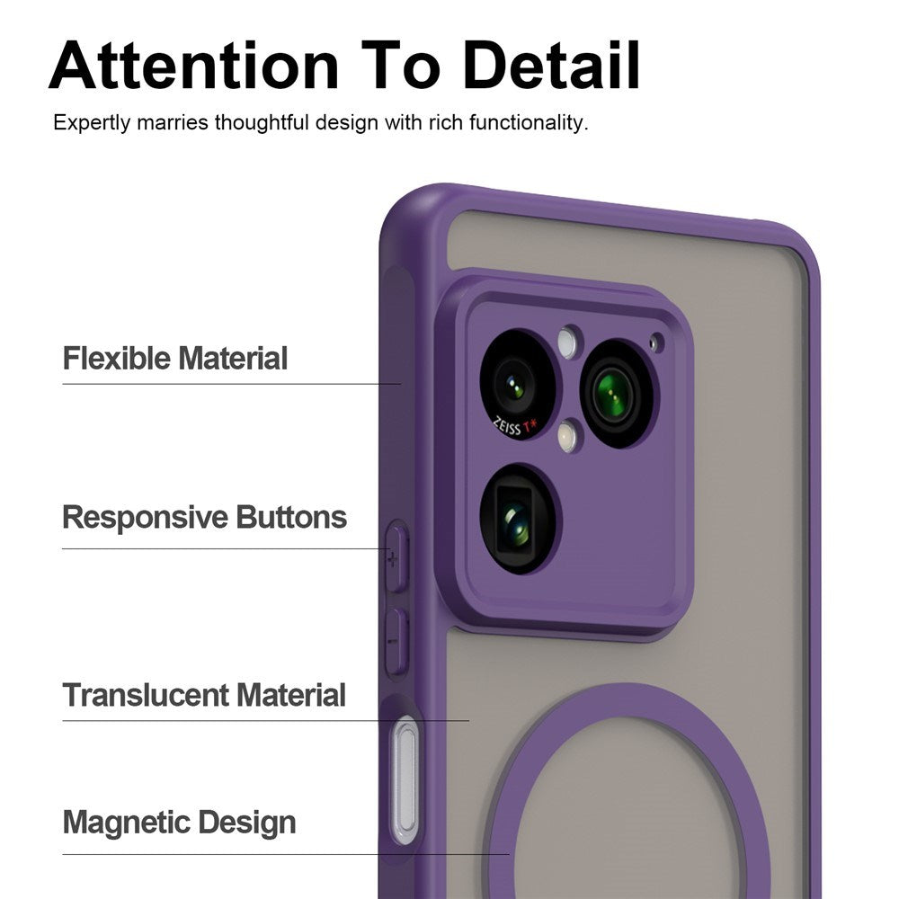 Sony Xperia 1 VIII EIDERWOOD Matte Hybrid Case - MagSafe Compatible - Transparent
