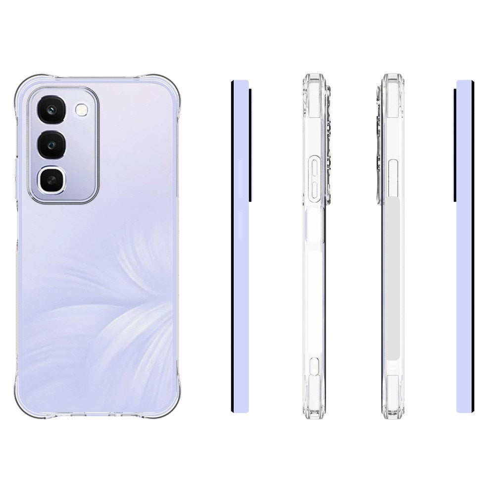 Realme C100 EIDERWOOD Flexible Plastic Case with Shock-Absorbing Corners - Transparent