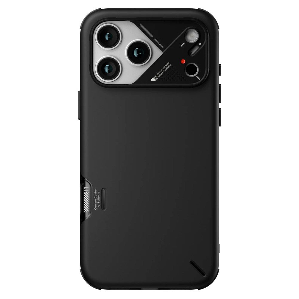 iPhone 17 Pro Max AULUMU Shock-Absorbing Hybrid Case - MagSafe Compatible - Black