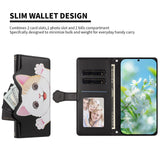 iPhone 18 Pro Max / 17 Pro Max Flipcase with 3D Cat Ears - Card Holder & Stand Function - Black
